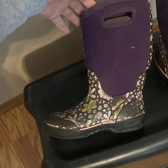 Bogs Dark Purple Boots - Picture 6 of 9